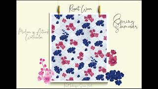 Textile Designer Portfolio  Print pattern Portfolio [upl. by Jocelyn360]