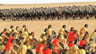 1500 Myrmidon Swordsman Vs 4800 Iberian Tribesman 4800  Total War Rome 2 [upl. by Iak327]