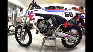 First Start  2024 Yamaha YZ125 with FMF Factory Fatty VHM Cylinder Head JD Jetting  Awesome [upl. by Nocaed]