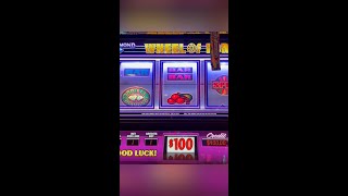 First Spin Jackpot Handpay 100 Wheel of Fortune [upl. by Levin]