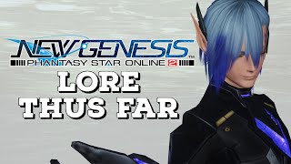 The NGS Story Thus Far  Speculations  Phantasy Star Online 2 New Genesis Lore [upl. by Alica]