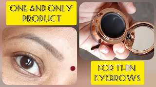 Perfect eyebrows in 2 minutes  Best solution for thin eyebrows [upl. by Hurley]