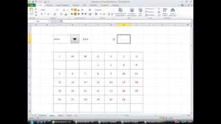 Calendario Automatico Con Excel [upl. by Rotce]