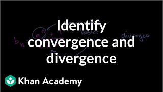 Worked example sequence convergencedivergence  Series  AP Calculus BC  Khan Academy [upl. by Aisatsana566]