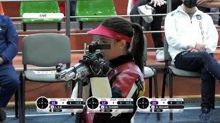 Final 10m Air Rifle Women  ISSF President’s Cup Rifle Pistol 06112021 [upl. by Iolenta]