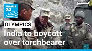 Top India diplomat to boycott Beijing Games over torchbearer • FRANCE 24 English [upl. by Uria]