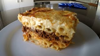 How to make Pastitsio Greek Pasta Bake [upl. by Stephi22]