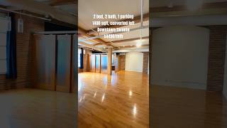 One of the first converted lofts in the city for lease loft torontorealestate realestate [upl. by Adnicul]