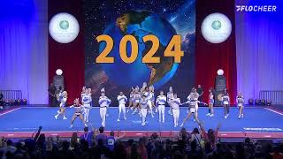 The Stingray Allstars Steel  Finals 2024 The Cheerleading Worlds WITH SOUND [upl. by Llehcar683]