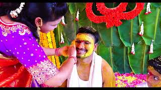 II Prasanna kumar with Vaishnavi II haldi moments [upl. by Vanya]