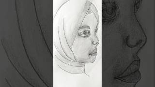 Mastering the art of drawing a girls faceviralvideo short ternding short [upl. by Nnyltak]