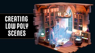 Essential Tips for Low Poly Scenes  Blender Tutorial [upl. by Bartosch881]