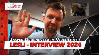 Interview zu Spielwarenmesse 2024  Lesli Fireworks  Jasper Groeneveld [upl. by Assilak]