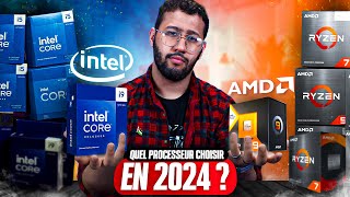 QUEL PROCESSEUR CHOISIR EN 2024  AMD ou Intel  Gaming et multitâche [upl. by Read603]