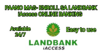 PAAANO MAGENROLL SA LANDBANK iACCESS ONLINE BANKING [upl. by Hallsy982]