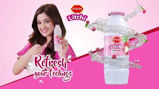 PRAN Litchi Drink  Refresh Your Feelings  Hindi [upl. by Llertnov]