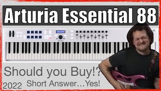 Arturia Keylab 88 Essential Getting Started 2022 [upl. by Nosaes]