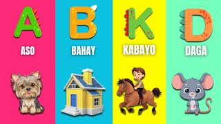 ABAKADA song  Filipino Alphabet  Learn Filipino for kids awitingpambata tagalognurseryrhymes [upl. by Jezabel]