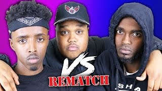 EPIC 1V1 RAP BATTLE  DARKEST MAN V AJ THE REMATCH [upl. by Giuseppe704]