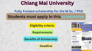 CMU Presidential Scholarship  fully funded scholarship MSPhD program Admissions [upl. by Gadmann224]