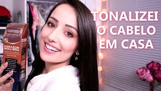 Tonalizando o Cabelo Castanho em Casa [upl. by Legnaros]