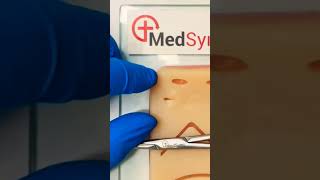 How To Aberdeen Knot In Suturing medicalstudent doctor surgeon nurse hospital vet education [upl. by Yehus]