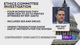 Women say they were paid to go to parties with Matt Gaetz that included sex drugs CBS [upl. by Macdermot]