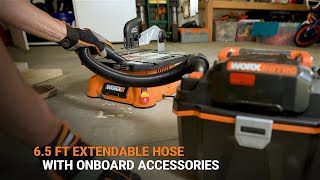 Worx® Nitro™ 20V WetDry Vacuum [upl. by Aivatnahs904]