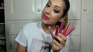 Stila Stay All Day Liquid Lipsticks review amp lip swatches [upl. by Margetts851]