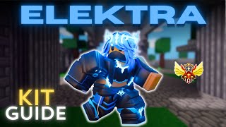 Elektra Kit Guide  Roblox Bedwars Guides [upl. by Muriah]