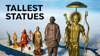 Tallest Statues in the World 3D Size Comparison [upl. by Erotavlas]