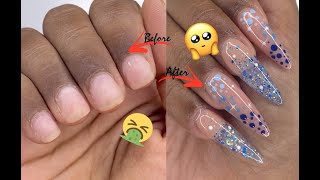 Super Easy Polygel Nails Using Dual Forms For Beginners Polygel Nail Tutorials [upl. by Bivins]