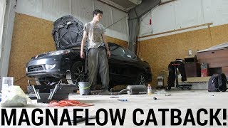 EM2 MAGNAFLOW CATBACK INSTALL [upl. by Afnin]