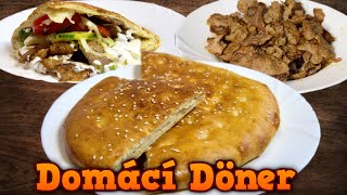 Domácí Döner Kebab originální recept na Döner chléb [upl. by Denton693]