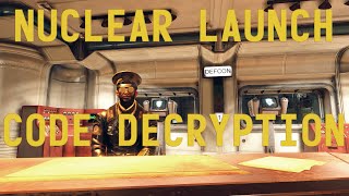 Fallout 76  Nuclear Launch Code Decryption [upl. by Nymassej]