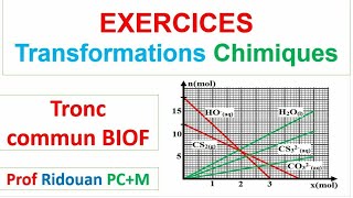 série dExercices les transformations chimique tronc commun [upl. by Uttasta]