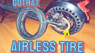 Gotrax rear tire replacement [upl. by Aisha933]