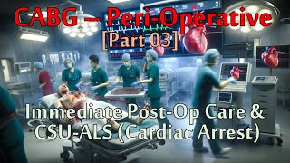 Perioperative CABG 03 of 04  Immediate PostOp Care amp CSUALS Recorded LIVE [upl. by Eecats]