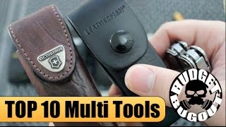 Top 10 Best EDC Multi Tools  Multi Tool Comparison amp Review  Leatherman Gerber Victorinox SOG [upl. by Narf]