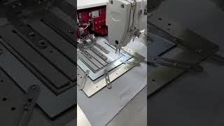 Automatic pocket setter machine shorts sewingmachine pocket [upl. by Aleahcim29]