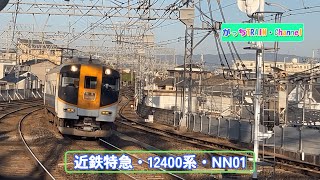 近畿日本鉄道・12400系・NN01 [upl. by Eirrak]