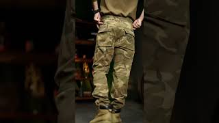 Mens casual pants fashion overalls drawstring sports pants outdoorcargopants [upl. by Ahsienroc]