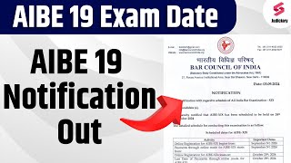 AIBE 19 Exam Date  AIBE 19 Notification Out  AIBE 19 Exam Preparation  Devashish Sir [upl. by Agathy825]