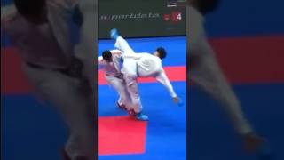 USE THIS TECHNIQUE IN YOUR CHAMPIONSHIP 🥋🤯shorts karate kumite technique fight [upl. by Trauts]