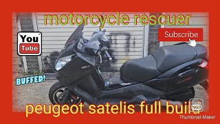 Peugeot satelis restoration full build full fix full project Beginning to end [upl. by Attennhoj]