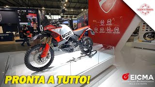 LADVENTURE PERFETTA NON ESIS  Ducati DesertX Rally  Eicma 2023 [upl. by Nuawed]