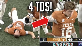 Arch Manning ELECTRIC Debut Highlights vs UTSA SPEED KILLS [upl. by Mast880]