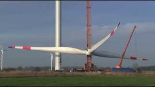 Senvion Windpark Kroegershamm Errichtung einer Windkraftanlage [upl. by Bergwall]