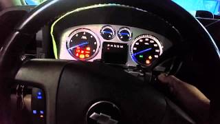 2013 Escalade cluster on a 08 chevy silverado [upl. by Brandon627]