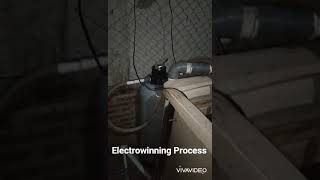 Electrowinning Process shorts [upl. by Oivaf]